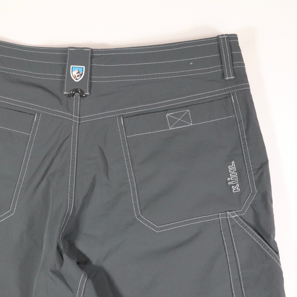 KUHL Renegade Cargo Shorts Mens 38 Gray Hiking Outdoor Casual Summer Duralux - Picture 7 of 11
